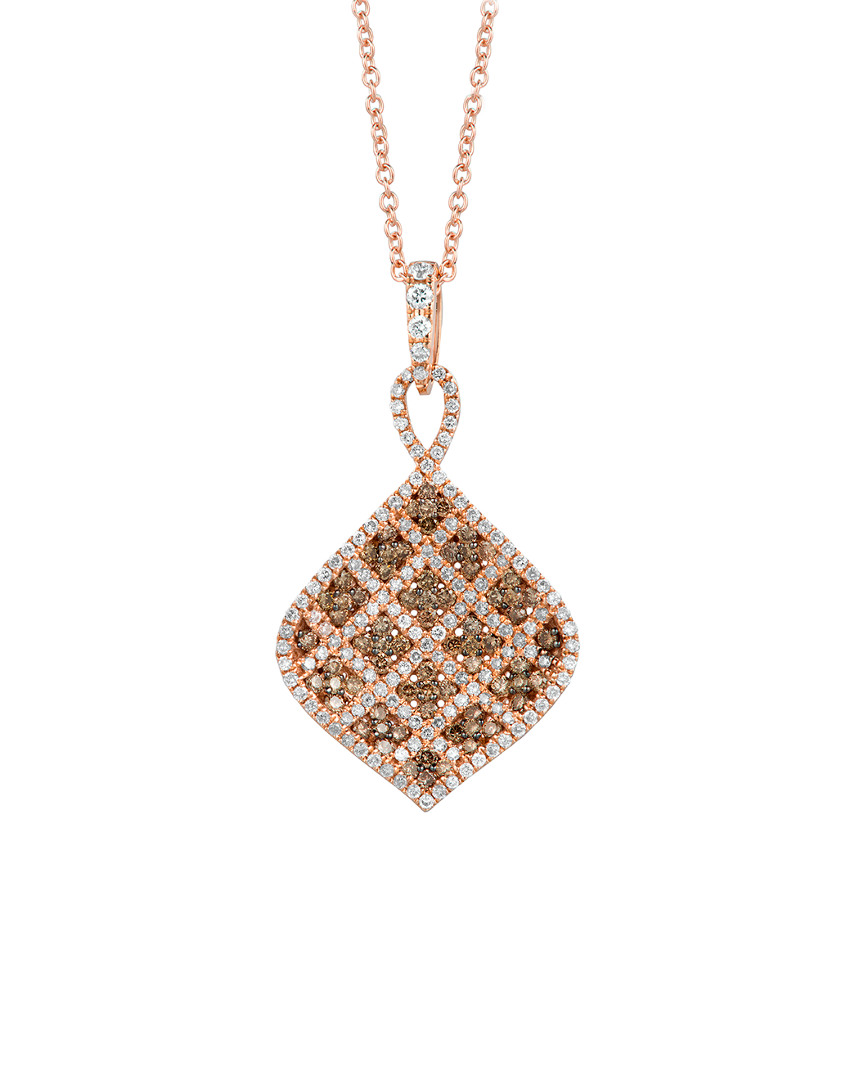 Le Vian 14k Rose Gold 0.93 Ct. Tw. Diamond Necklace