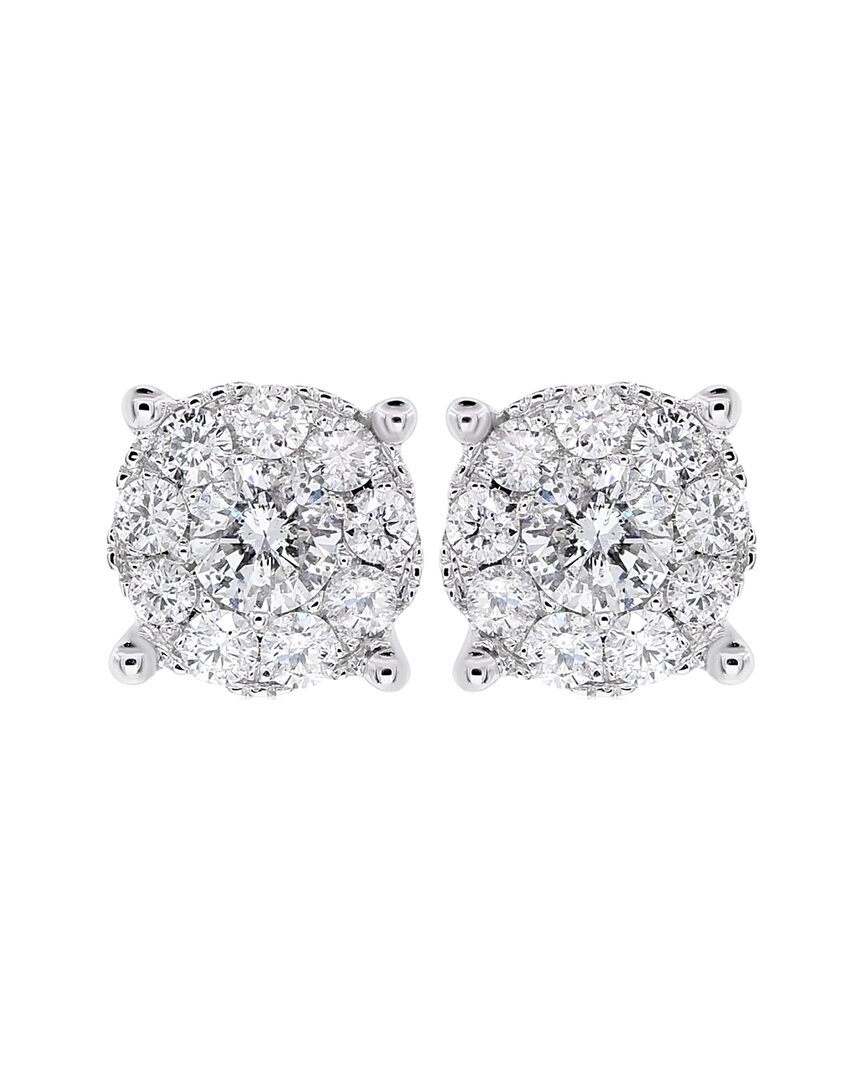 Diana M. Fine Jewelry 14k White Gold 1.00 Ct. Tw. Diamond Earrings