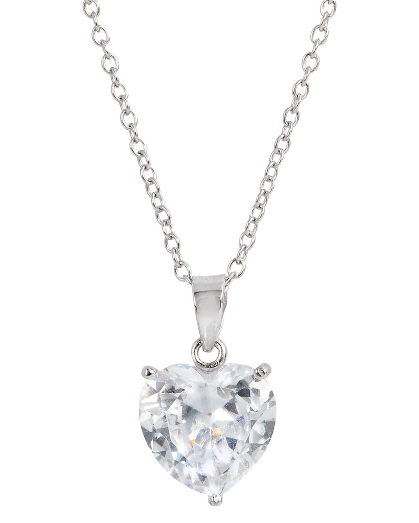Savvy Cie Sterling Silver Baguette Pendnat In Metallic