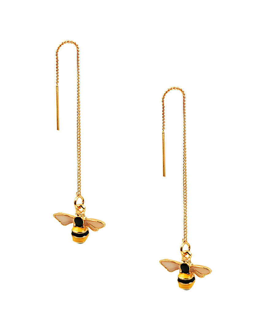 Eye Candy La Bee Enamel Statement Earring