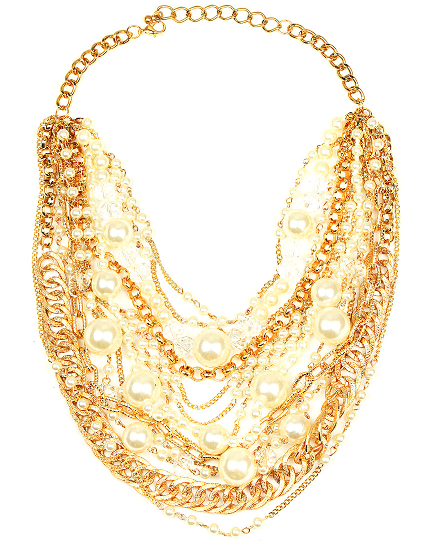 Eye Candy La Pearly Loop Necklace