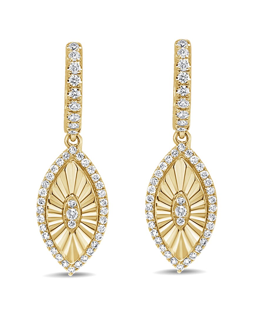 Sabrina Designs 14k 0.70 Ct. Tw. Diamond Dangle Earrings