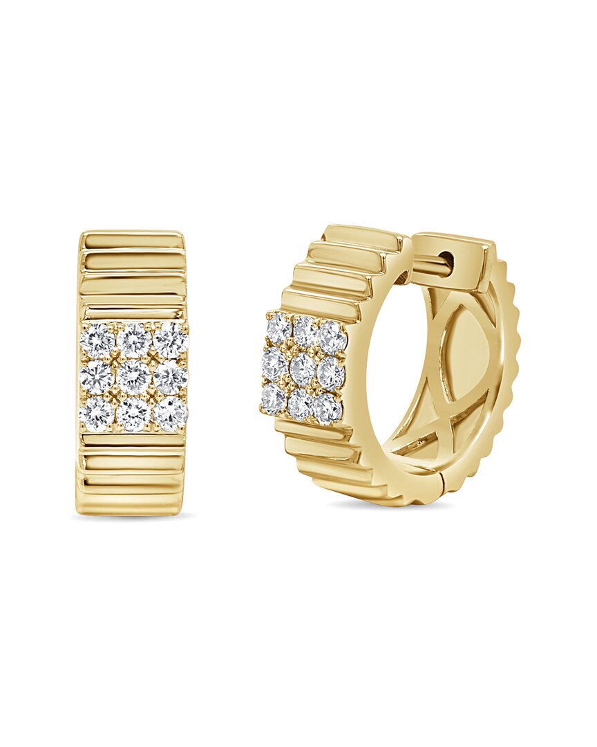 Sabrina Designs 14k 0.33 Ct. Tw. Diamond Huggie Earrings
