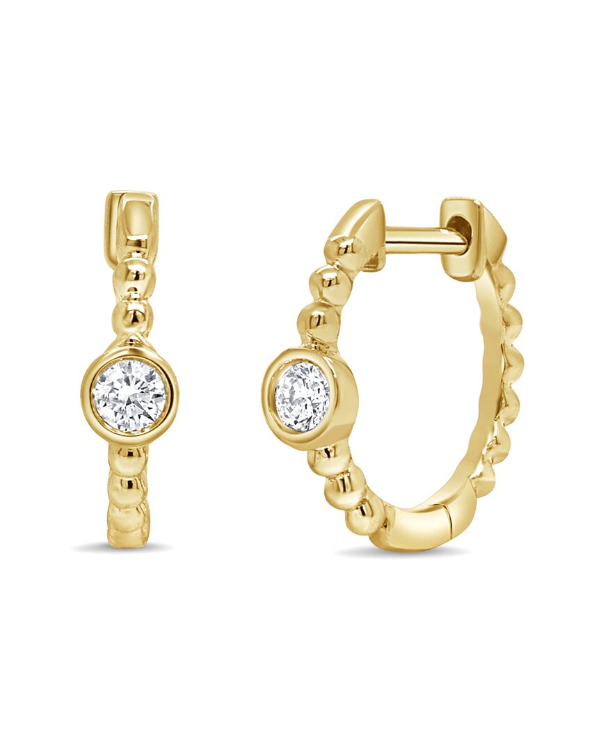 Sabrina Designs 14k 0.10 Ct. Tw. Diamond Huggie Earrings
