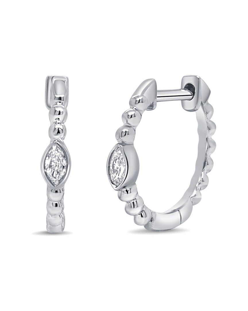 Sabrina Designs 14k 0.07 Ct. Tw. Diamond Huggie Earrings