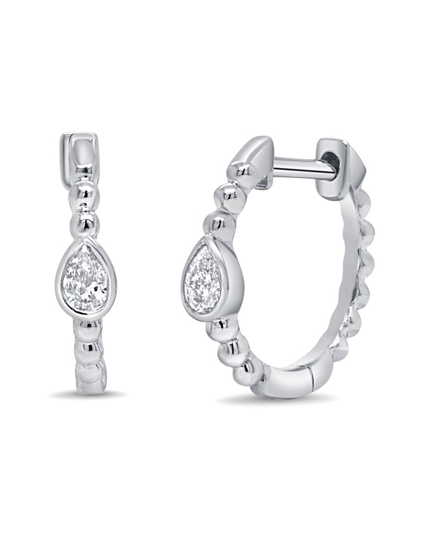 Sabrina Designs 14k 0.11 Ct. Tw. Diamond Huggie Earrings