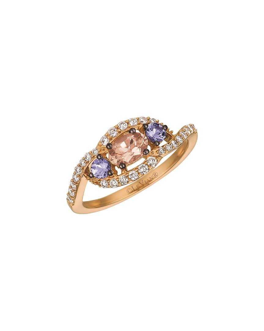 Le Vian 14k Strawberry Gold 0.76 Ct. Tw. Diamond & Gemstone Ring