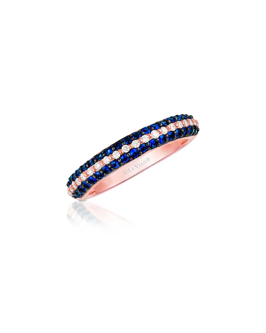 Le Vian ® 14k Strawberry Gold® 0.68 Ct. Tw. Diamond & Sapphire Ring