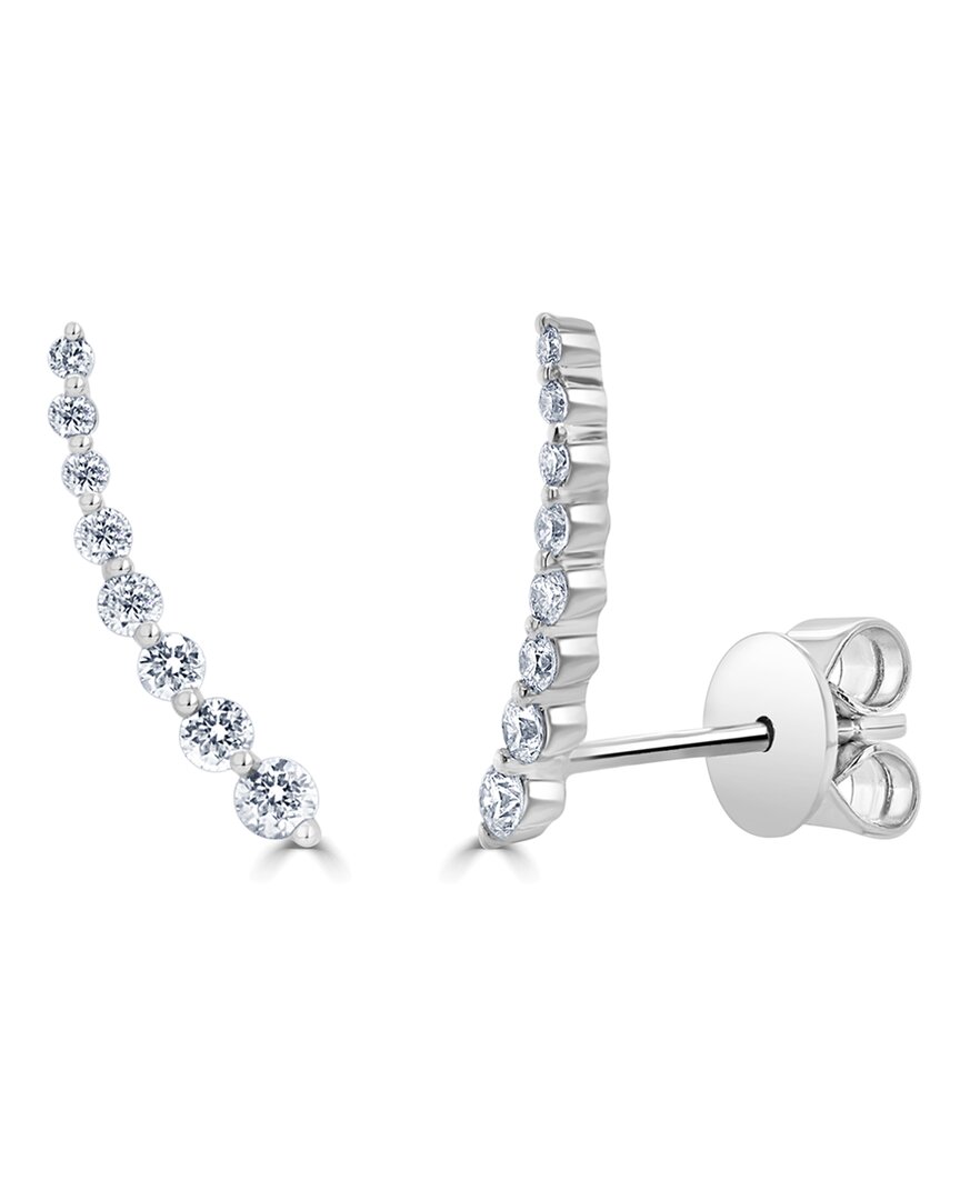 Sabrina Designs 14k 0.28 Ct. Tw. Diamond Climber Earrings