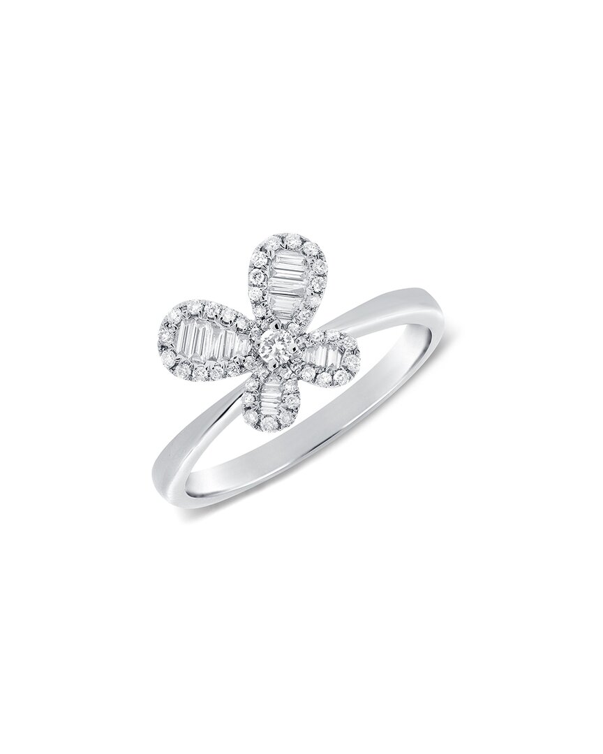 Sabrina Designs 14k 0.21 Ct. Tw. Diamond Butterfly Ring