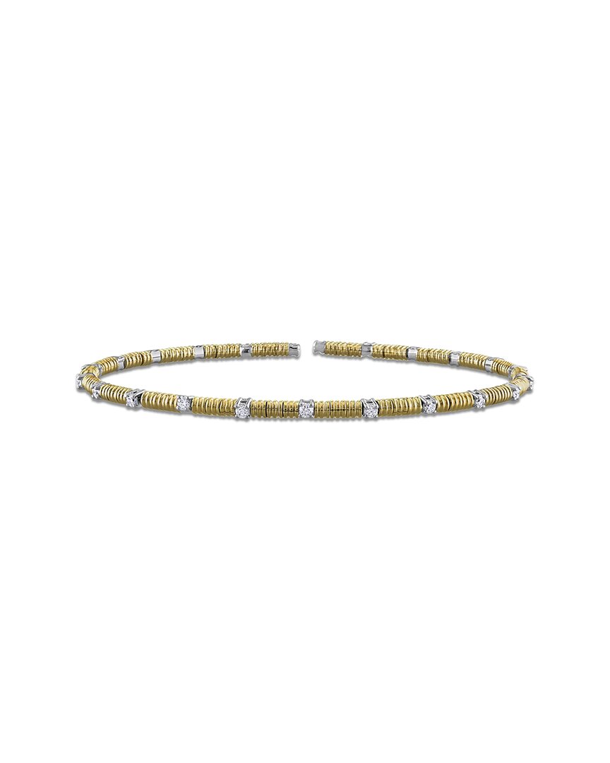 Rina Limor 14k 0.39 Ct. Tw. Diamond Bangle Bracelet