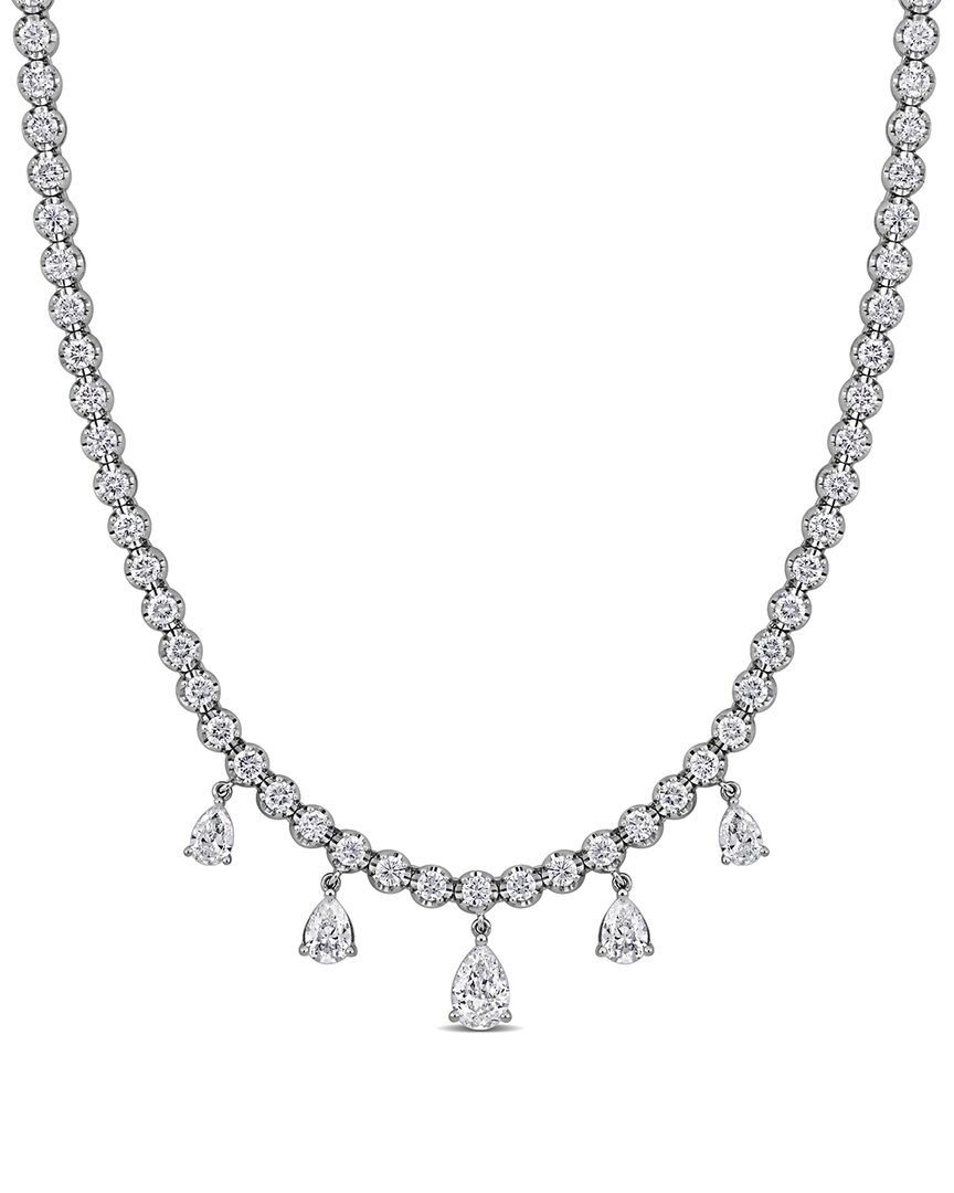 Rina Limor 14k 7.27 Ct. Tw. Diamond Statement Necklace In Metallic
