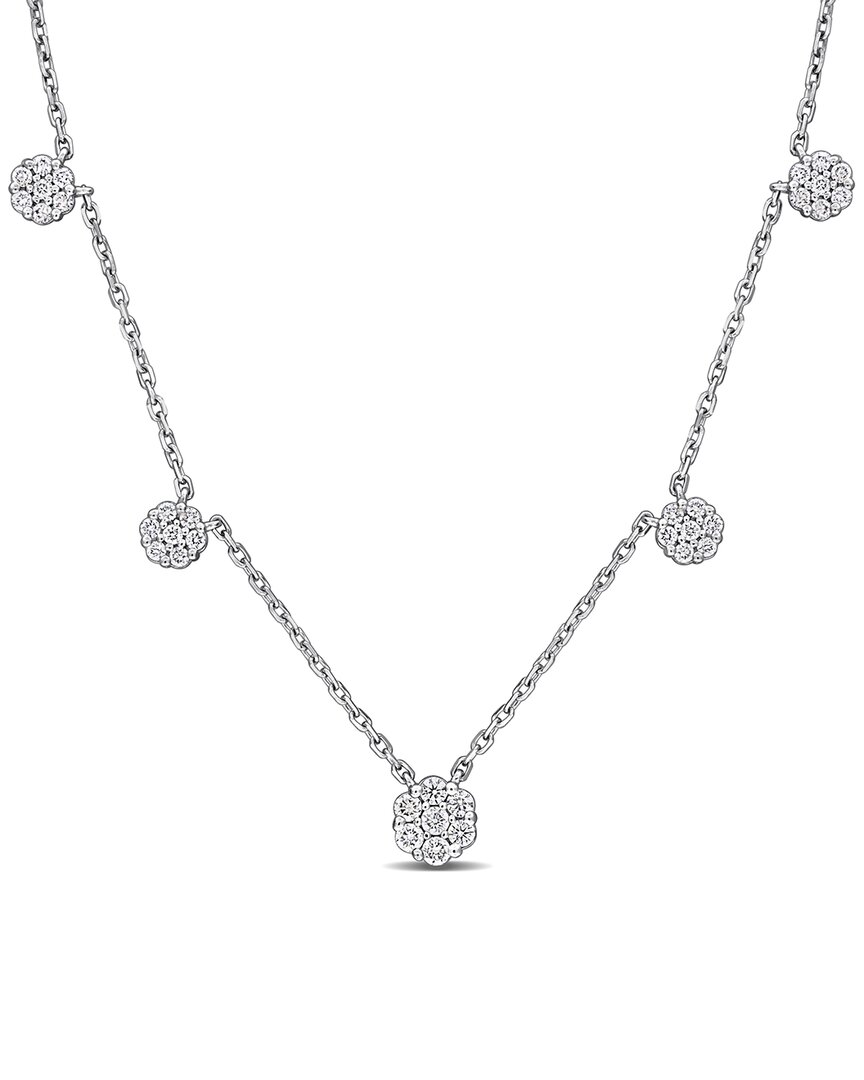 Rina Limor 14k 0.38 Ct. Tw. Diamond Station Necklace