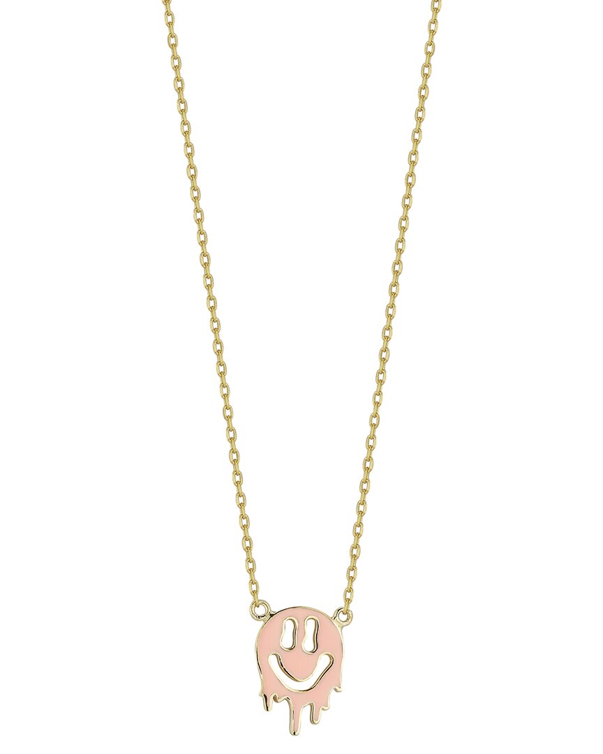 Sphera Milano 14k Over Silver Cz Necklace