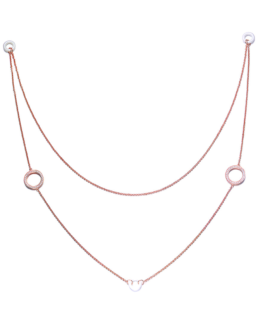 Rachel Glauber Cz 32in Necklace