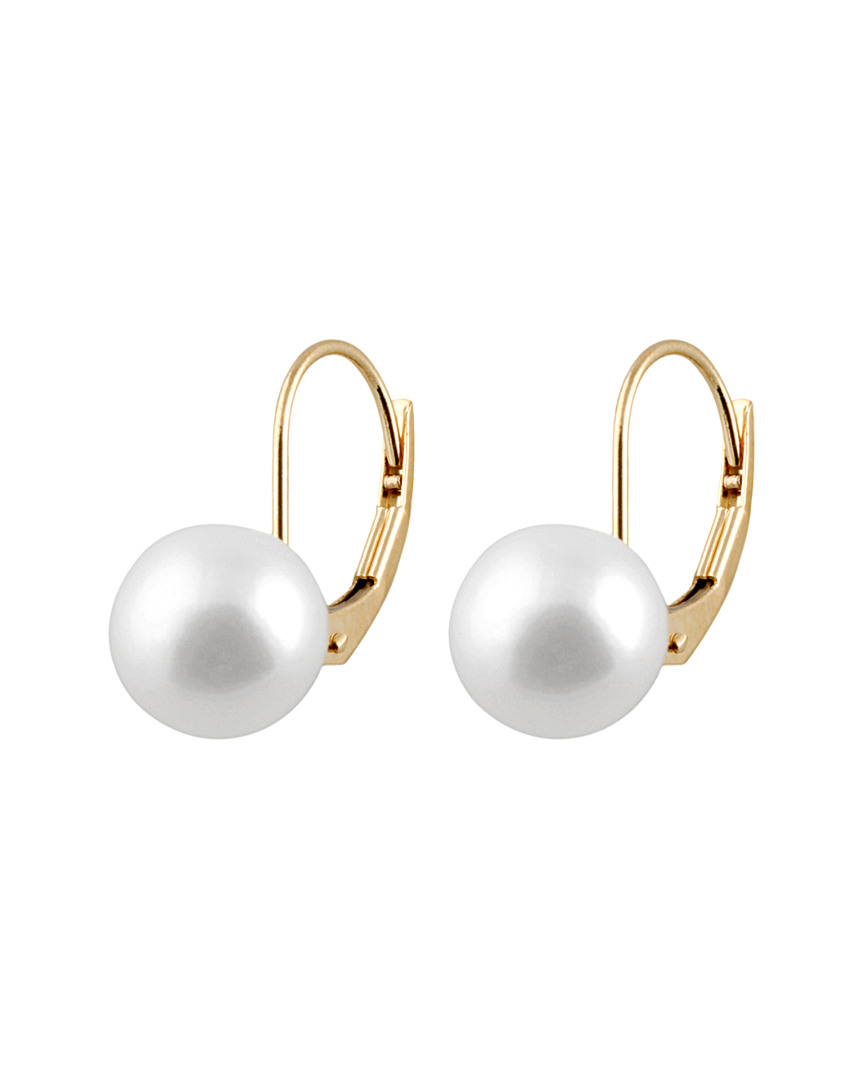 Splendid Pearls 14k 8-8.5mm Pearl Earrings
