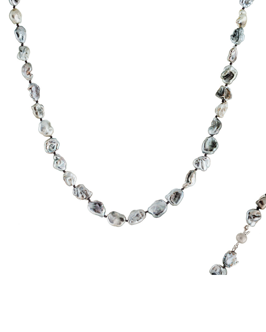Splendid Pearls 14k 5-7mm Tahitian Pearl Necklace