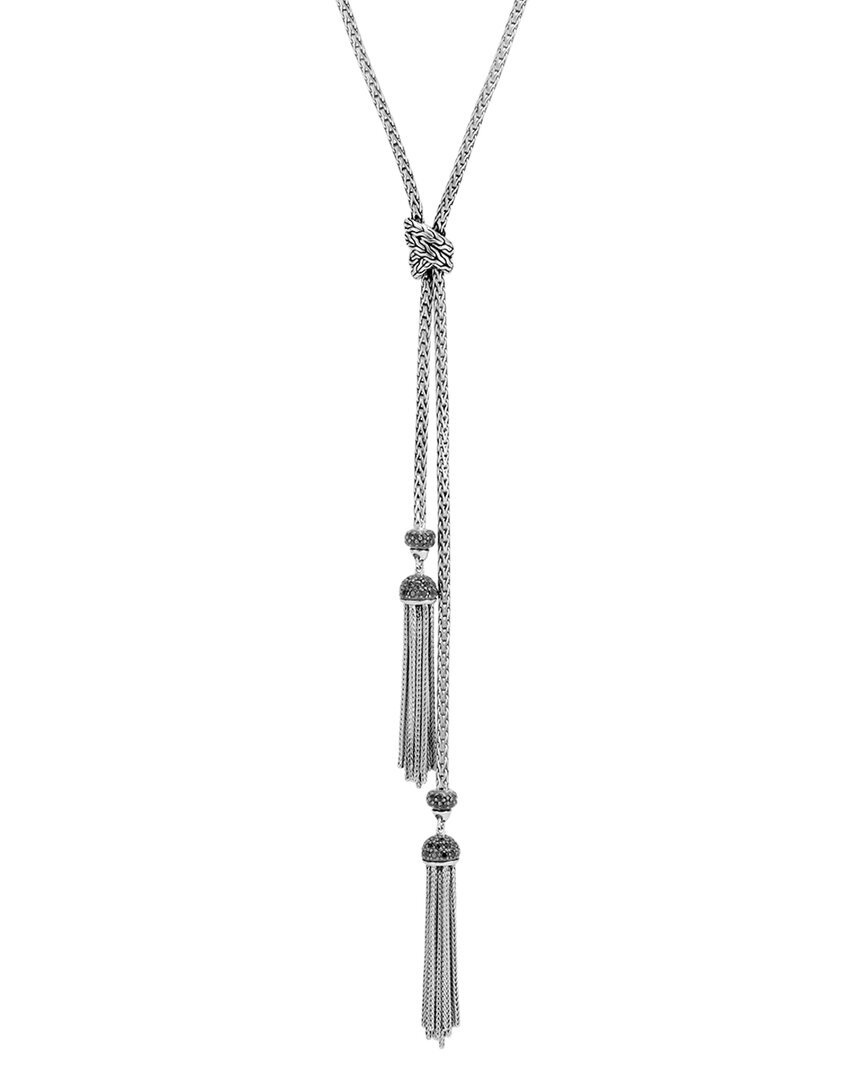 John Hardy Silver Gemstone Classic Chain Necklace