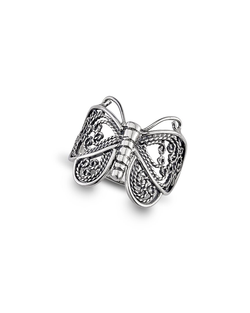 Samuel B. Silver Butterfly Ring