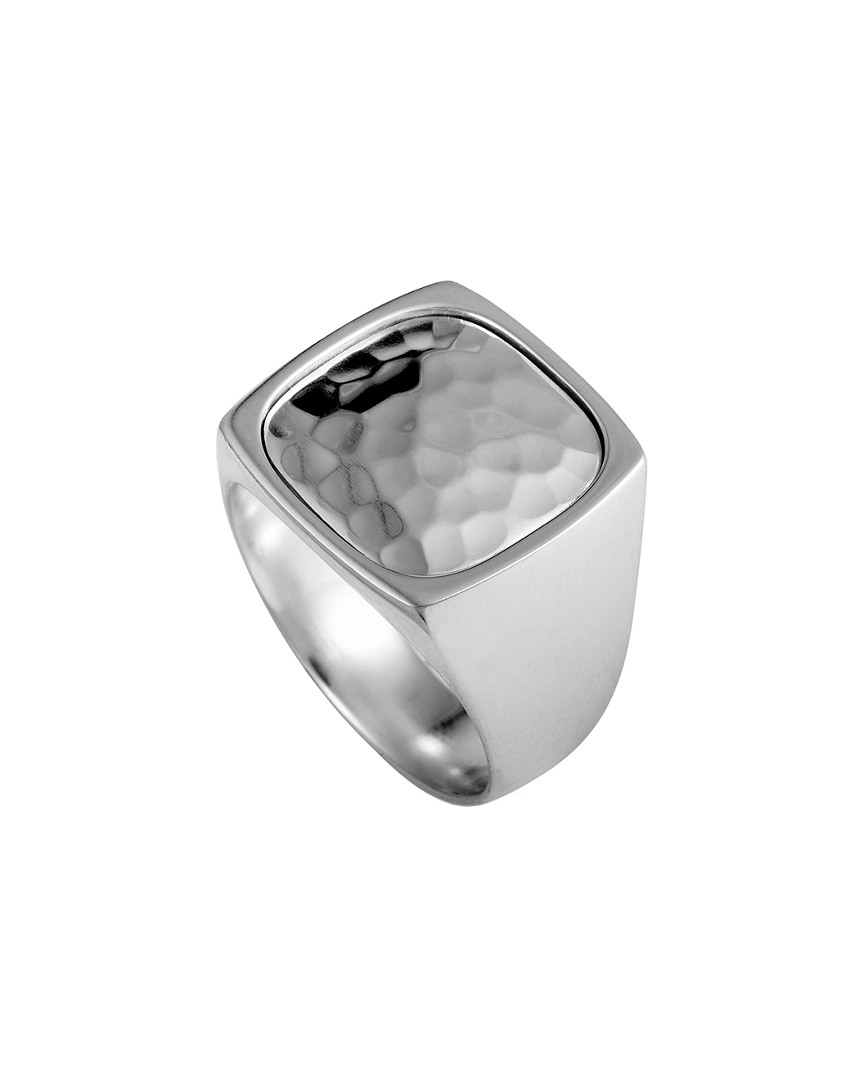 Georg Jensen Smithy Signet Silver Band Ring