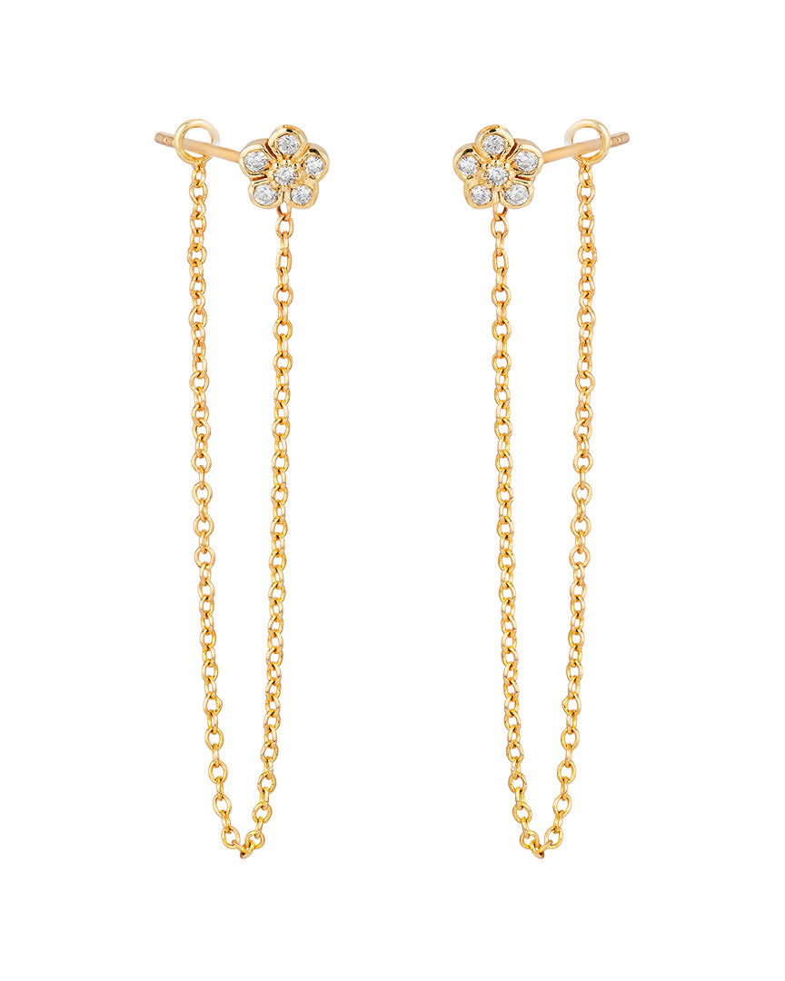 Shop Ariana Rabbani 14k 0.07 Ct. Tw. Diamond Earrings