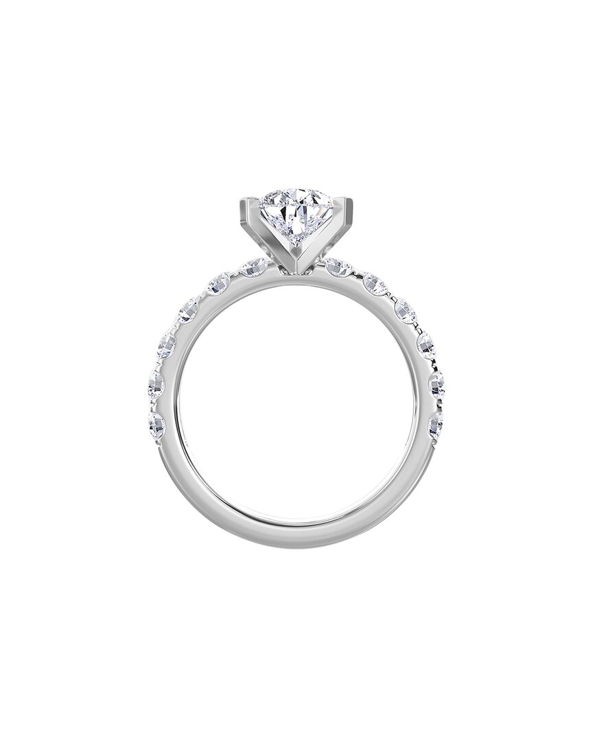 Diana M. Fine Jewelry 14k 1.97 Ct. Tw. Diamond Half-eternity Ring In Metallic