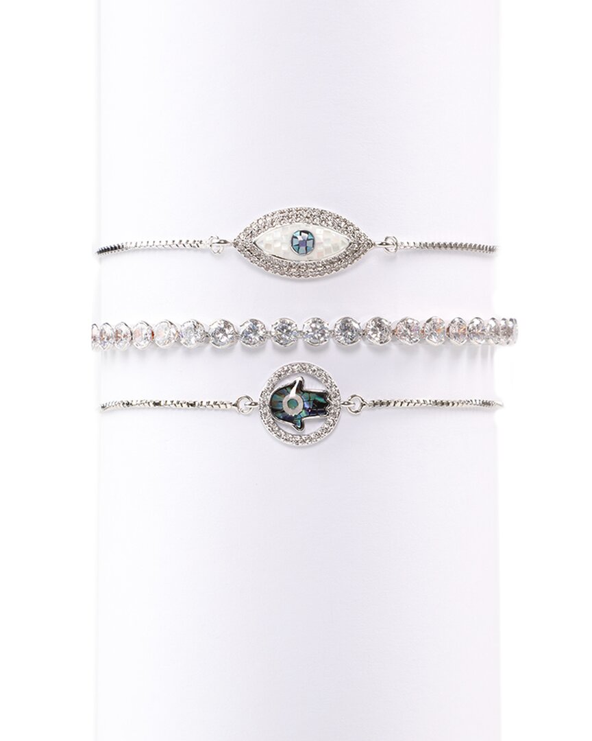 Eye Candy La Luxe Cz Lindsay 3pc Bracelet Set