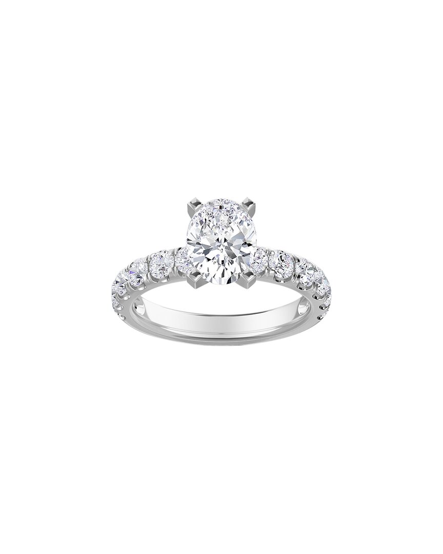Diana M. Fine Jewelry 14k 2.06 Ct. Tw. Diamond Half-eternity Ring In Metallic