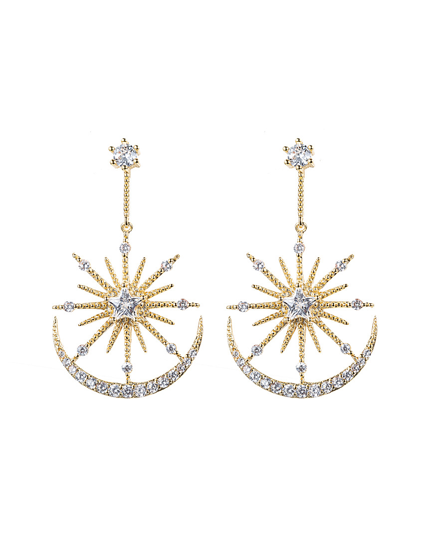 Eye Candy La Celestial Cz Crystal Drop Earring