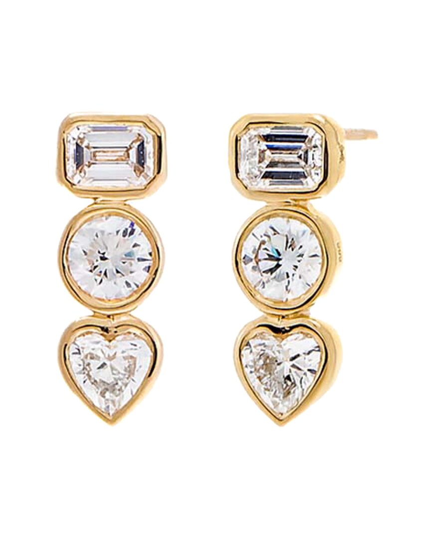 By Adina Eden Adina Eden 14k Lab-grown Diamond Earrings