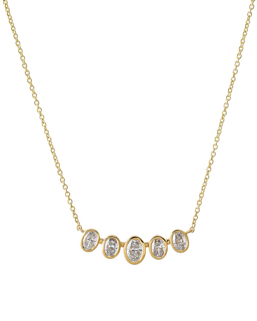 By Adina Eden 14k 0.80 Ct. Tw. Lab-grown Diamond Necklace