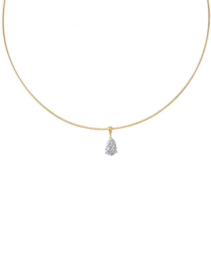By Adina Eden Adina Eden 14k Lab-grown Diamond Necklace