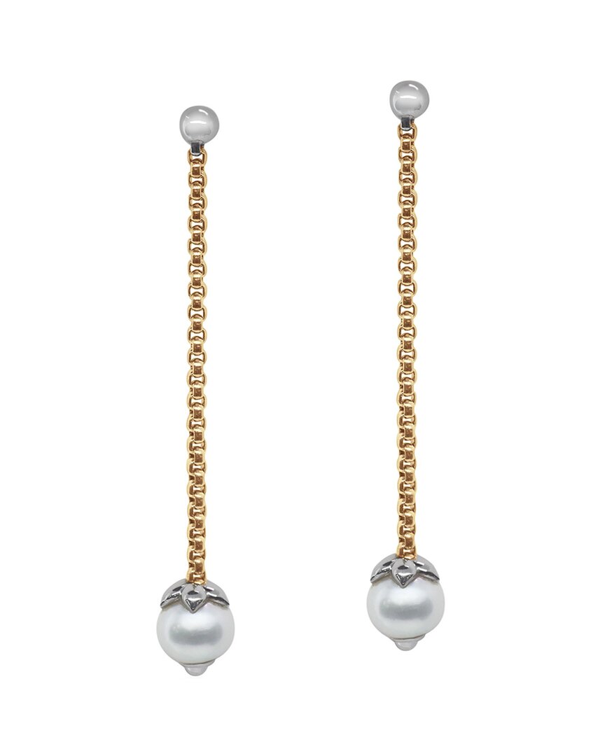 Alor Classique 18k 8mm Pearl Earrings In Gold