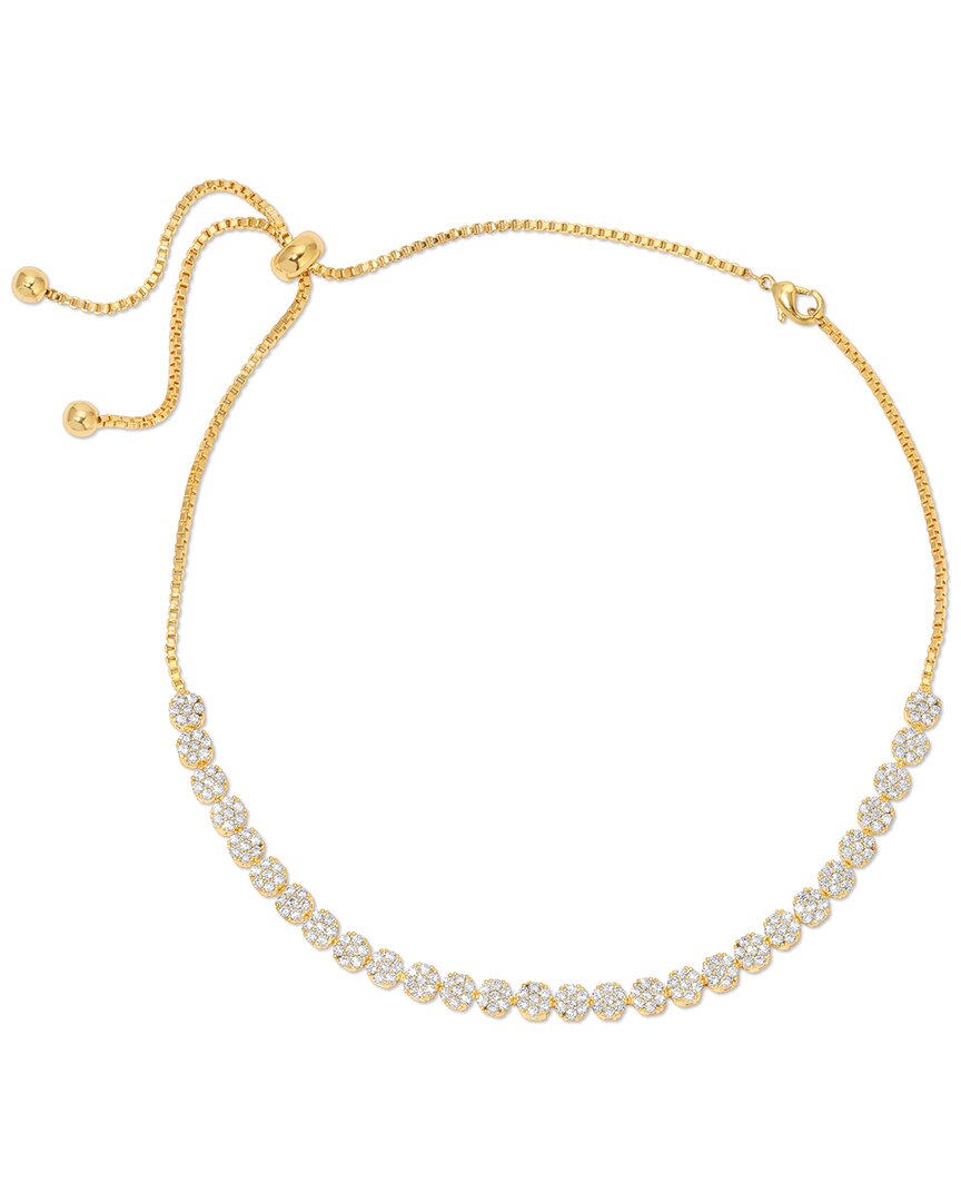 Eye Candy La Women's Luxe Anna 18k Goldplated & Cubic Zirconia Choker Necklace
