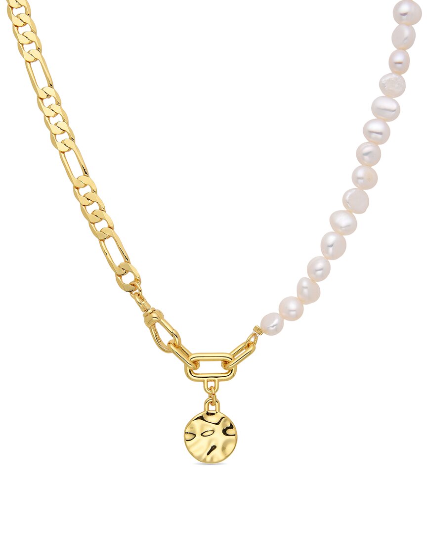 Eye Candy La Fresh Water Pearl Pendant Necklace