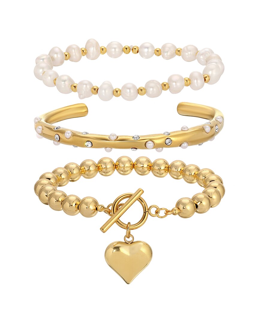Eye Candy La Women's Luxe Reims 3-piece Bracelet Set