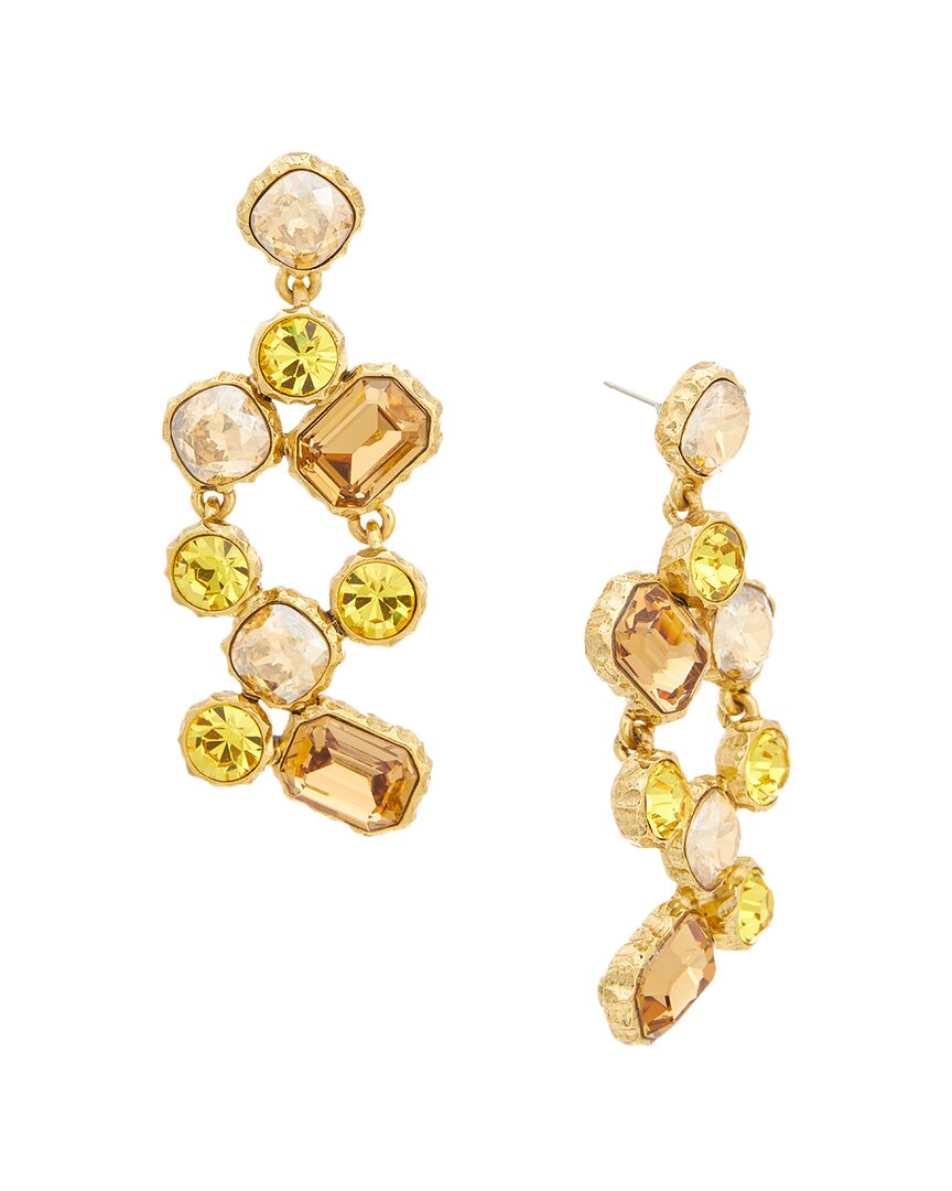 Oscar De La Renta Large Gallery Earrings