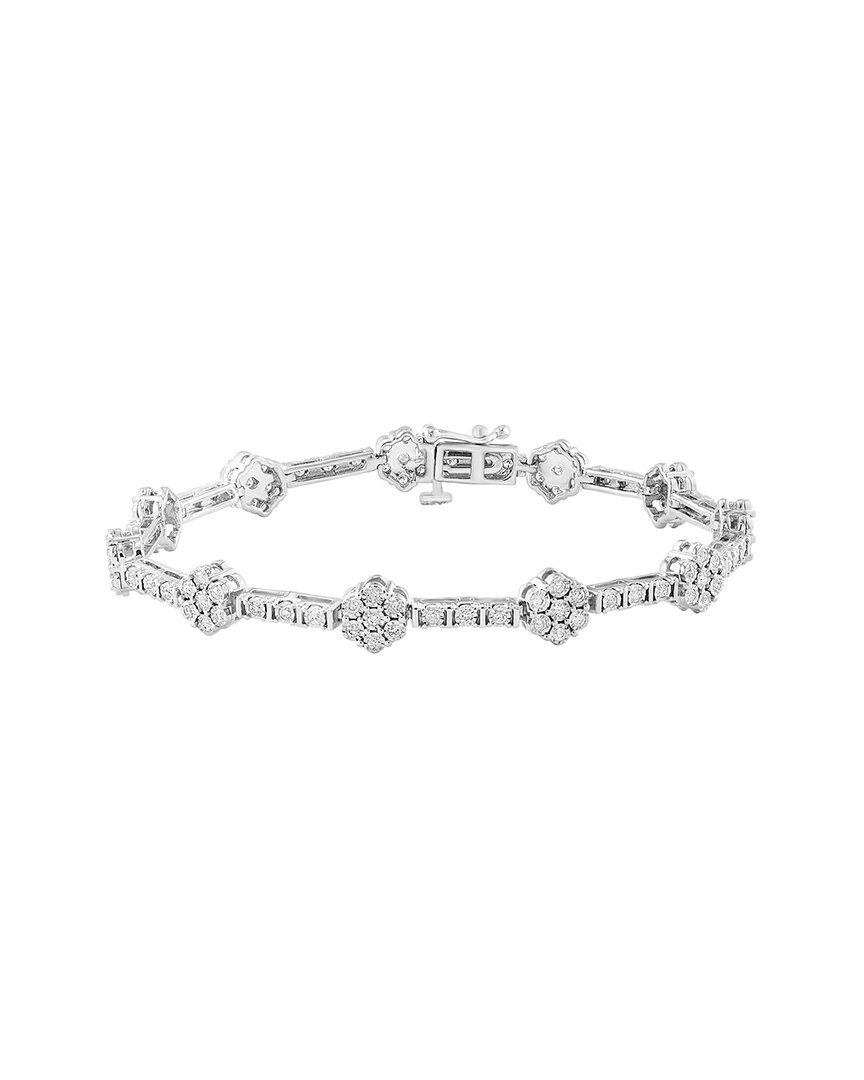 Effy Fine Jewelry Silver 0.94 ct. tw. Diamond Bracelet