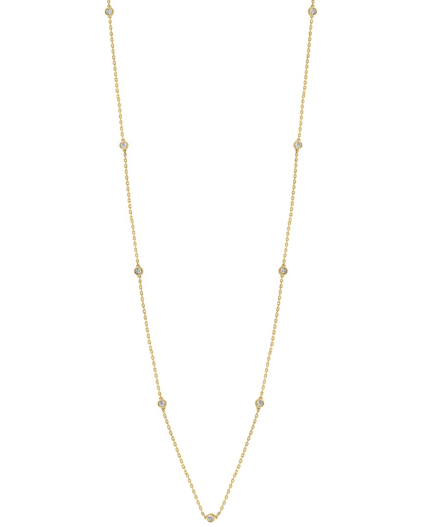 Effy Fine Jewelry Silver 0.23 Ct. Tw. Diamond Necklace