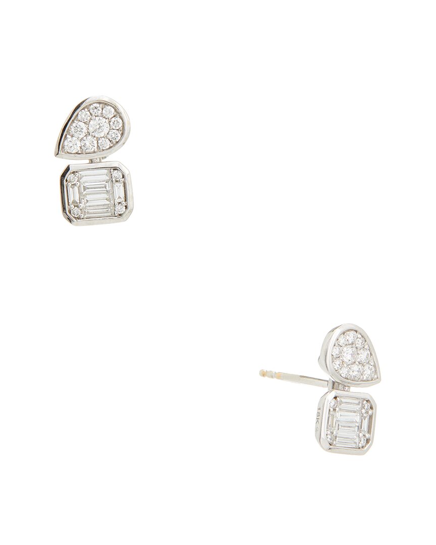 MAITRE DE DIAMANT MAITRE DE DIAMANT 18K 0.51 CT. TW. DIAMOND EARRINGS