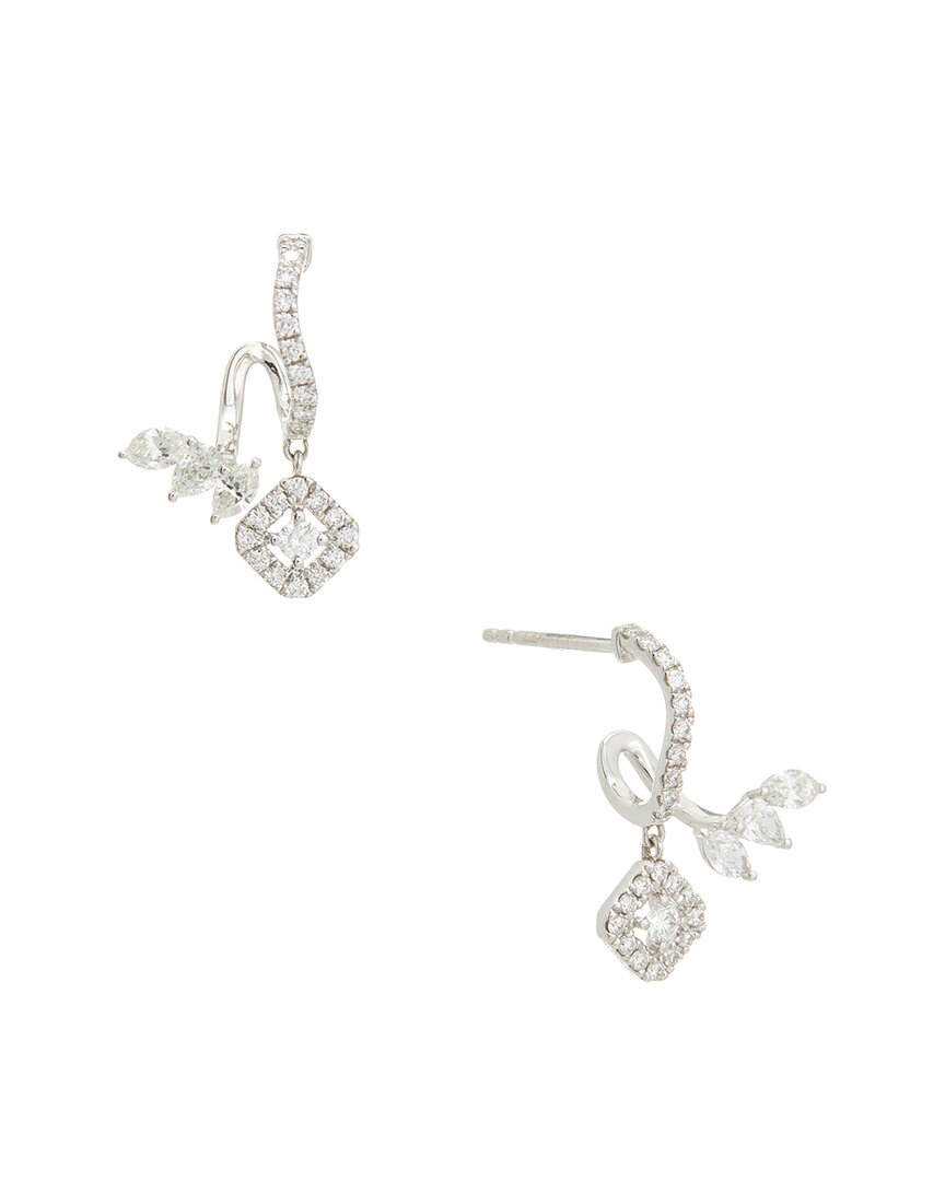 MAITRE DE DIAMANT MAITRE DE DIAMANT 18K 0.78 CT. TW. DIAMOND EARRINGS 