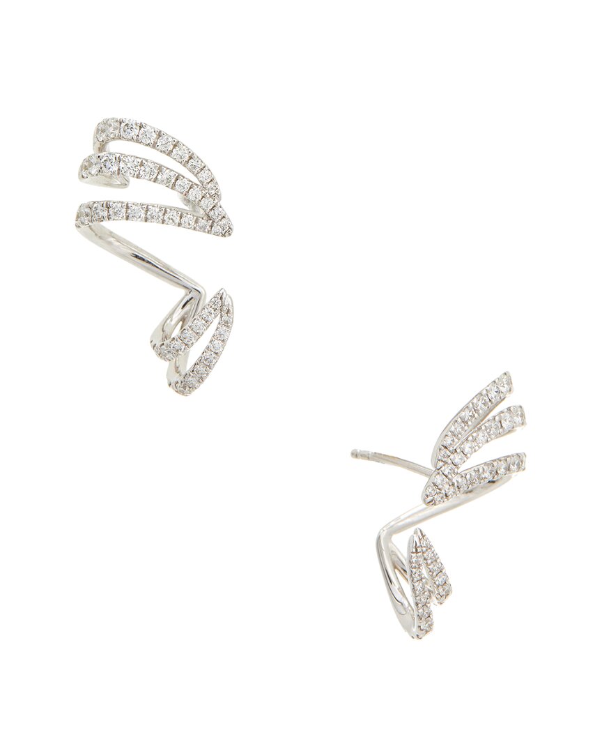 MAITRE DE DIAMANT MAITRE DE DIAMANT 18K 0.96 CT. TW. DIAMOND EARRINGS 