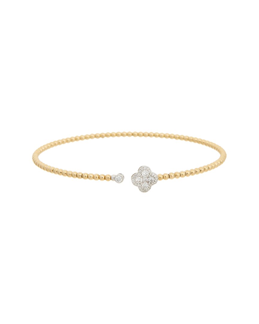 Maitre De Diamant 14k 0.33 Ct. Tw. Diamond Bracelet