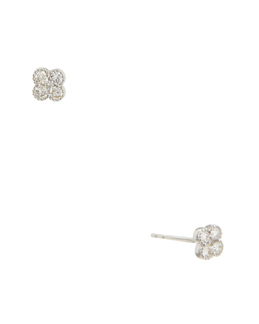 MAITRE DE DIAMANT MAITRE DE DIAMANT 18K 0.25 CT. TW. DIAMOND EARRINGS