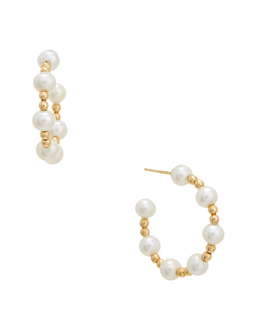 Shop Maitre De Diamant 18k Pearl Earrings