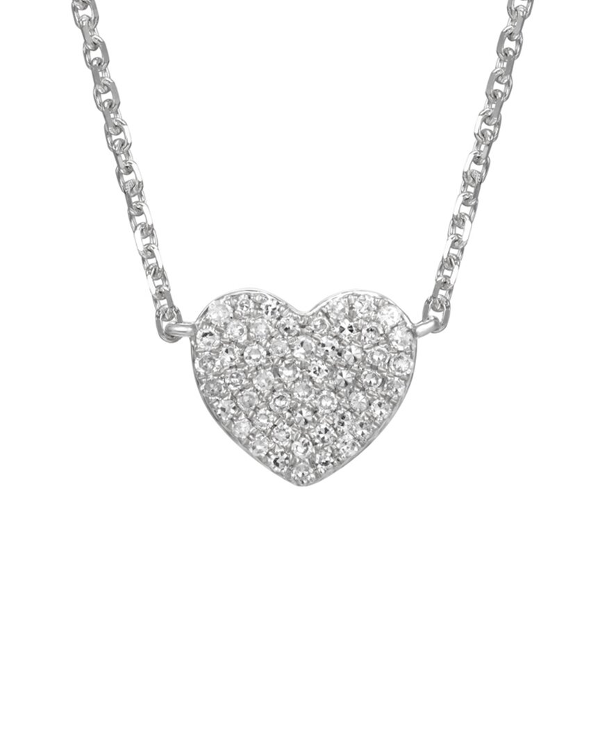 Diana M. Fine Jewelry 14k 0.16 Ct. Tw. Diamond Necklace