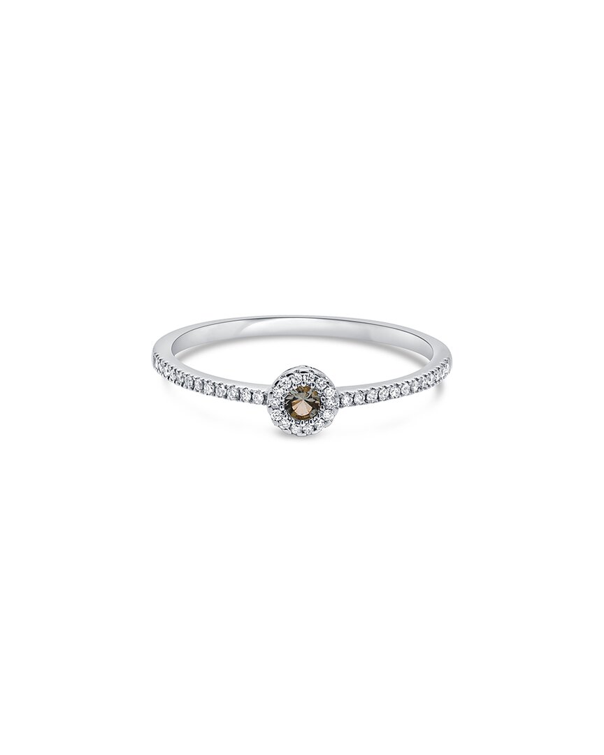 Sabrina Designs 14k 0.13 Ct. Tw. Diamond & Aquamarine Ring