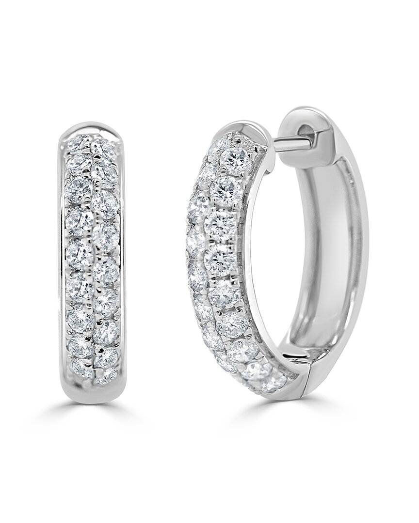 Sabrina Designs 14k 0.65 Ct. Tw. Diamond Two-row Earrings
