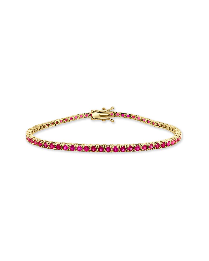 Sabrina Designs 14k 3.82 Ct. Tw. Ruby Tennis Bracelet