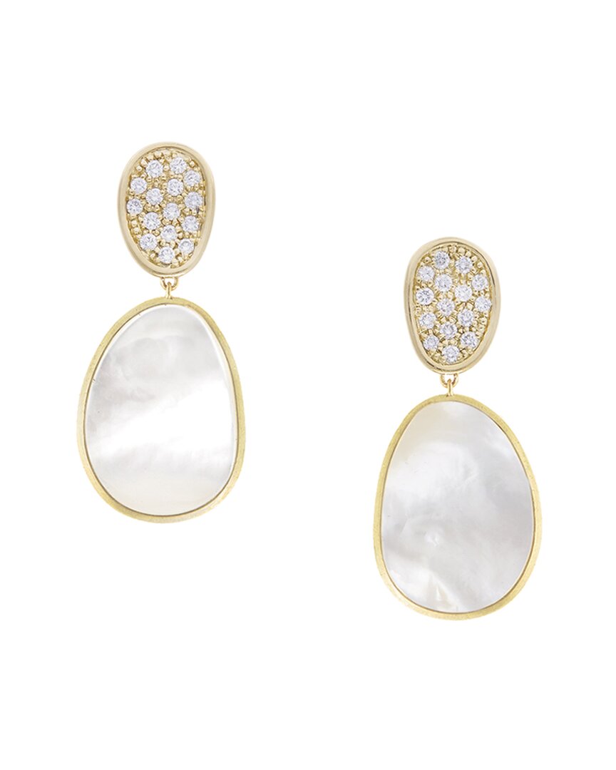 Marco Bicego 18k 0.56 Ct. Tw. Diamond Lunaria Earrings